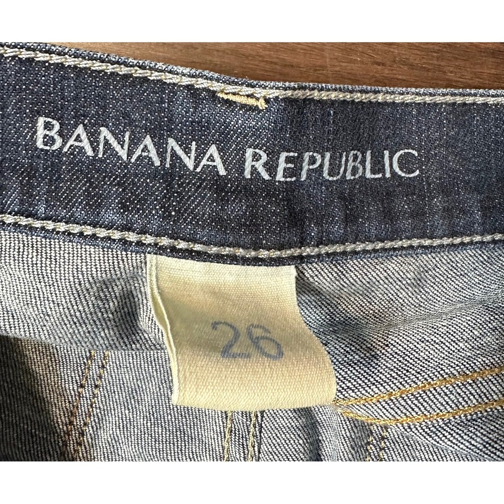 Banana Republic Boot Cut Womens Jeans Size 26 Dark Wash Bootcut 27 x 31 - Picture 3 of 8